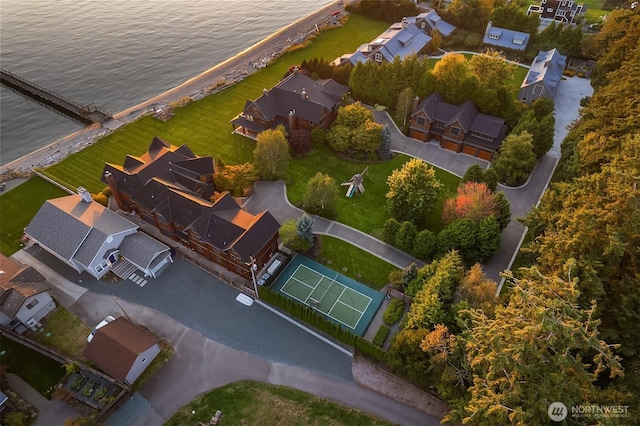 5844 Mutiny Bay Rd, Freeland, WA 98249 - birds eye view of property with a residential view