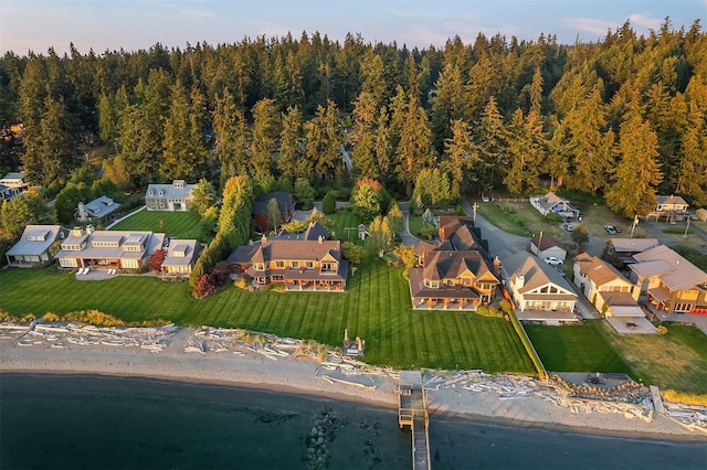 5844 Mutiny Bay Rd, Freeland, WA 98249 - bird's eye view featuring a residential view and a forest view