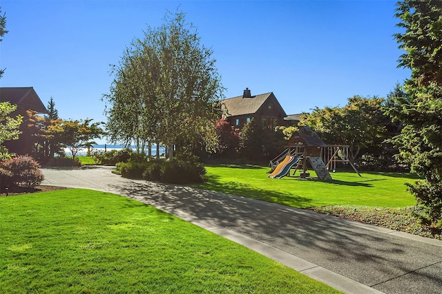 5844 Mutiny Bay Rd, Freeland, WA 98249 - view of property's community with a playground and a yard