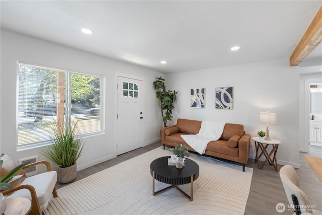916 S Sheridan Ave, Tacoma, WA 98405 - living room with recessed lighting and light wood-style floors