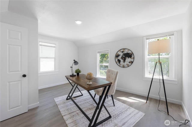 916 S Sheridan Ave, Tacoma, WA 98405 - office space with light wood-type flooring and lofted ceiling