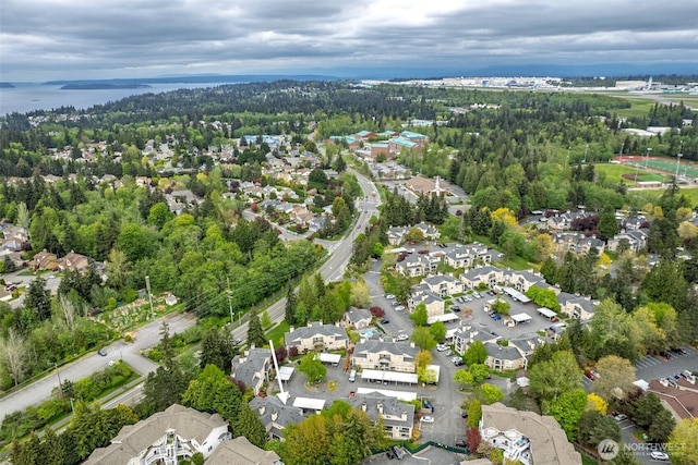 bird's eye view featuring a residential view