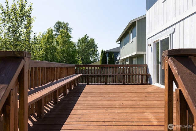 1507 Fruitland Dr, Bellingham, WA 98226 - view of wooden deck