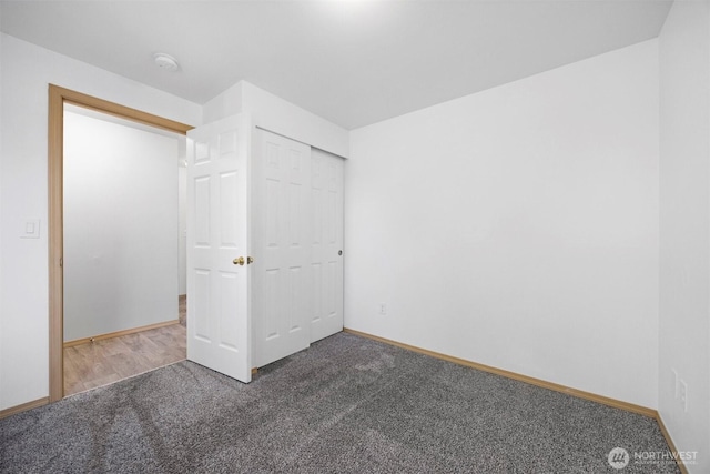 1507 Fruitland Dr, Bellingham, WA 98226 - unfurnished bedroom with carpet, baseboards, and a closet