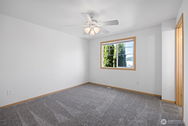 1507 Fruitland Dr, Bellingham, WA 98226 - carpeted empty room with baseboards and a ceiling fan