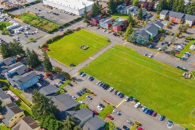 drone / aerial view