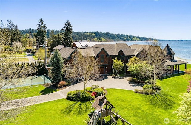 5848 Mutiny Bay Rd, Freeland, WA 98249 - aerial view featuring a water view