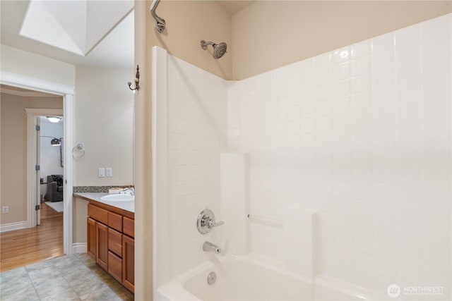 13914 SE 88th Pl, Newcastle, WA 98059 - full bathroom featuring vanity and shower / bathtub combination