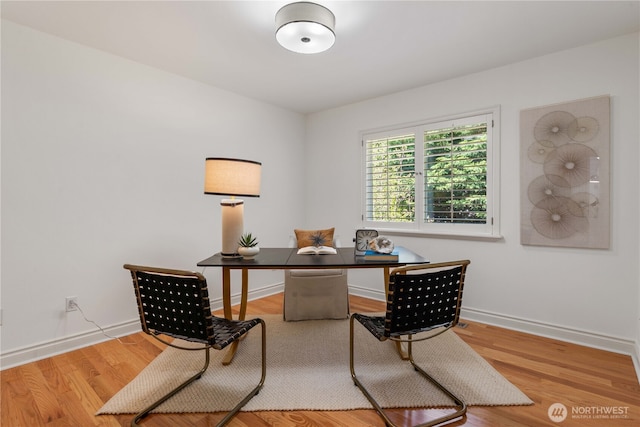 13914 SE 88th Pl, Newcastle, WA 98059 - home office with baseboards and wood finished floors