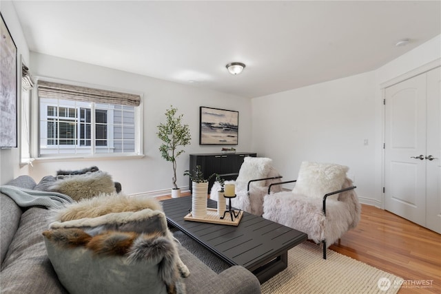 13914 SE 88th Pl, Newcastle, WA 98059 - living room featuring light wood-style flooring