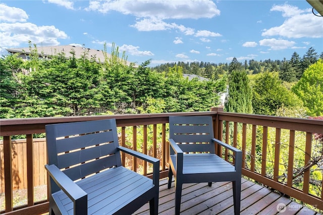 13914 SE 88th Pl, Newcastle, WA 98059 - view of wooden deck