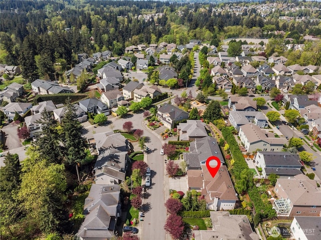 13914 SE 88th Pl, Newcastle, WA 98059 - drone / aerial view with a residential view