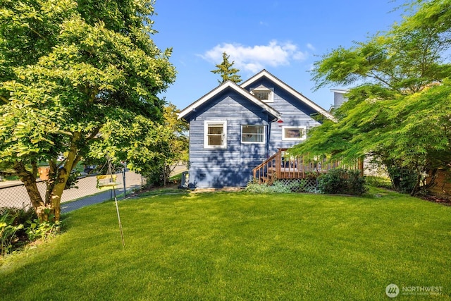 1002 S Adams St, Tacoma, WA 98405 - view of side of property with a deck