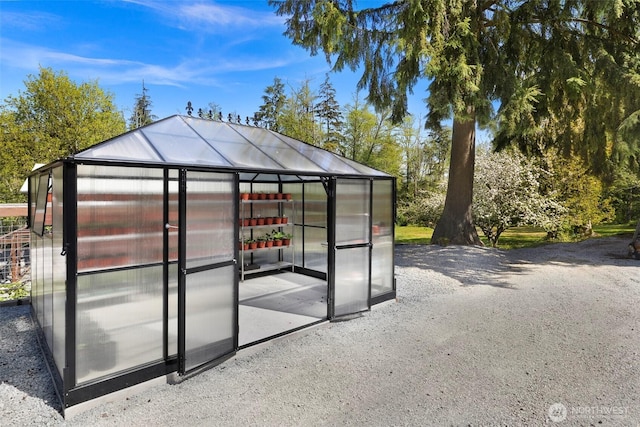 view of greenhouse