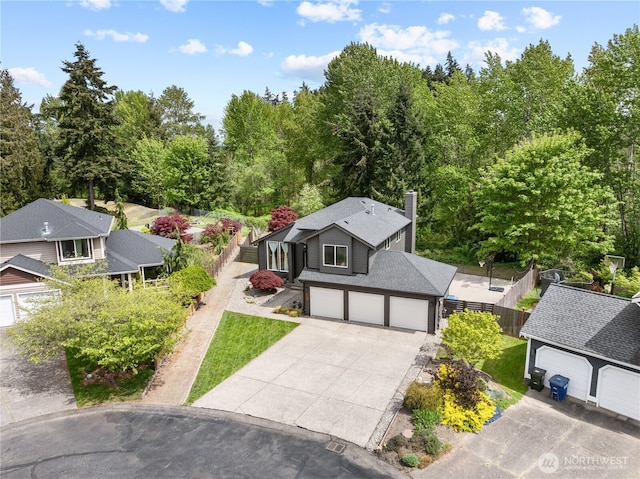 6411 86th Street Ct E, Puyallup, WA 98371 - aerial view