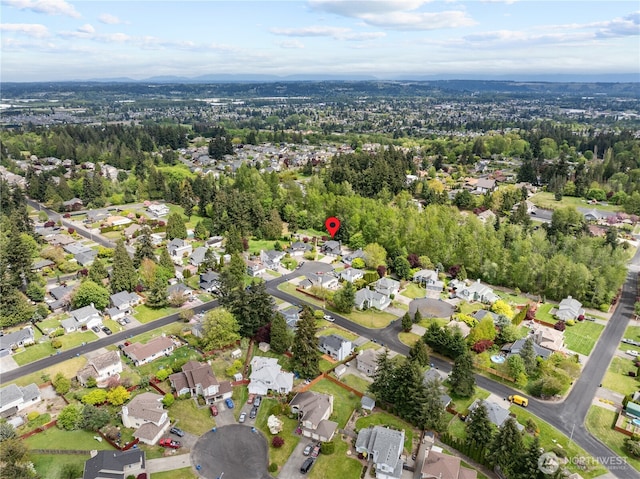 6411 86th Street Ct E, Puyallup, WA 98371 - bird's eye view featuring a residential view