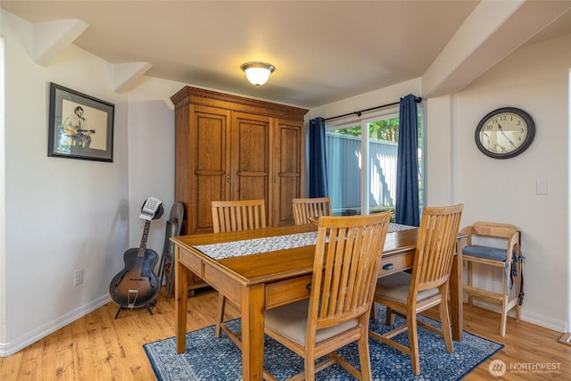 2877N Nugent Rd Unit M4, Lummi Island, WA 98262 - dining room featuring light wood-type flooring and baseboards