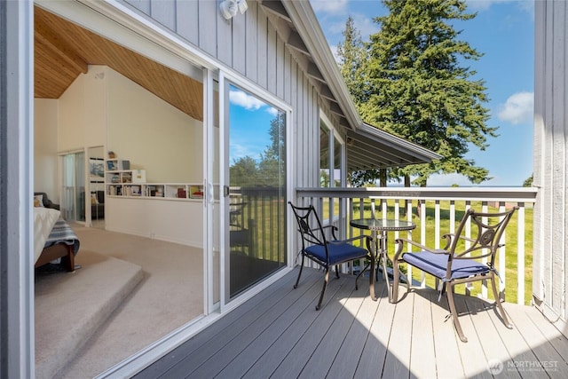2877N Nugent Rd Unit M4, Lummi Island, WA 98262 - view of wooden deck