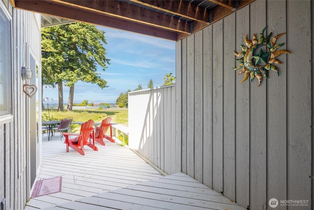 2877N Nugent Rd Unit M4, Lummi Island, WA 98262 - view of wooden terrace