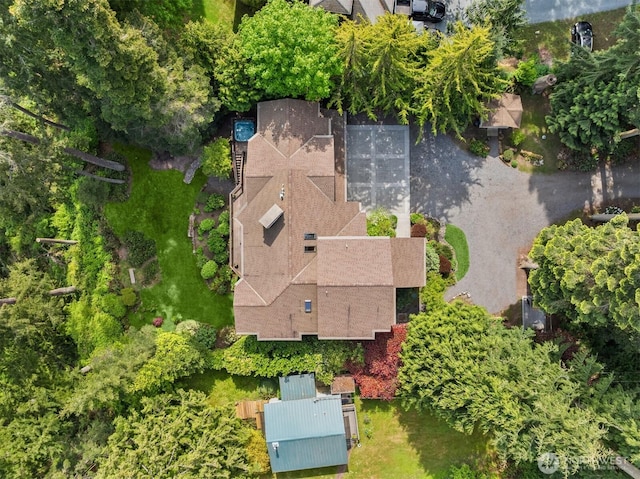 drone / aerial view