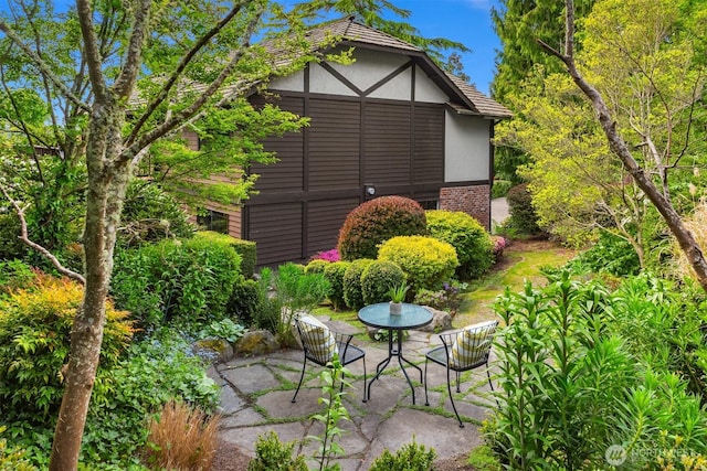 exterior space featuring a patio