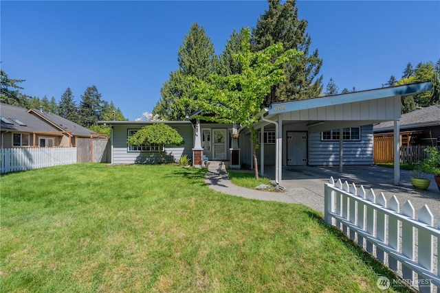 6160 NE 185th St, Kenmore, WA 98028 - view of front of property with driveway and a carport