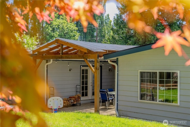 6160 NE 185th St, Kenmore, WA 98028 - rear view of house with a patio area and a gazebo