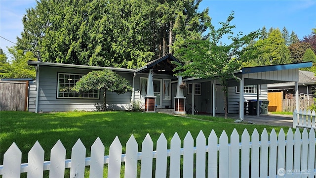 6160 NE 185th St, Kenmore, WA 98028 - view of front facade with a carport