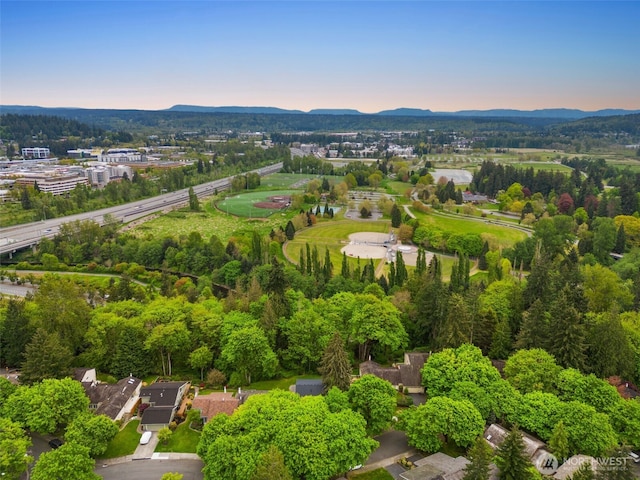 6540 159th Ave NE, Redmond, WA 98052 - birds eye view of property featuring a mountain view