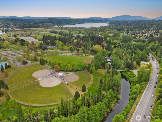 6540 159th Ave NE, Redmond, WA 98052 - aerial view featuring a water and mountain view