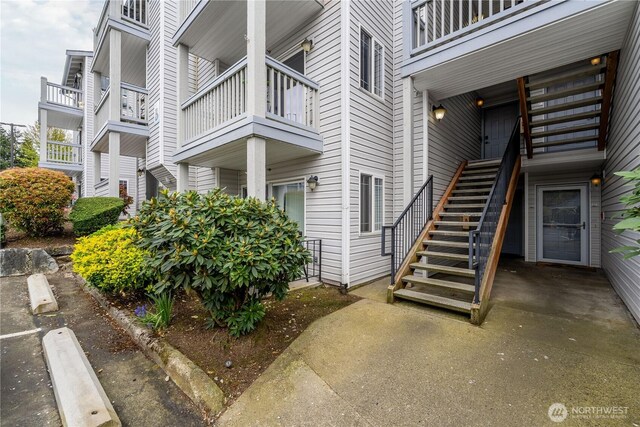 exterior space with a balcony