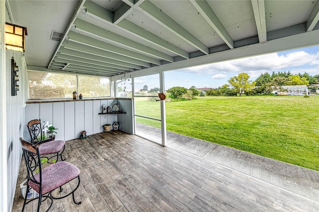 view of patio with visible vents