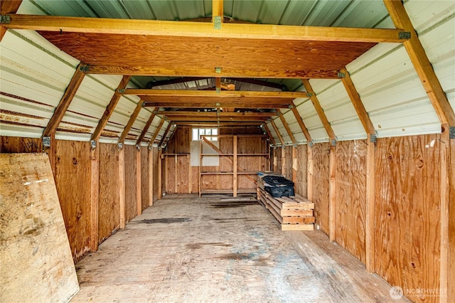 view of storage room