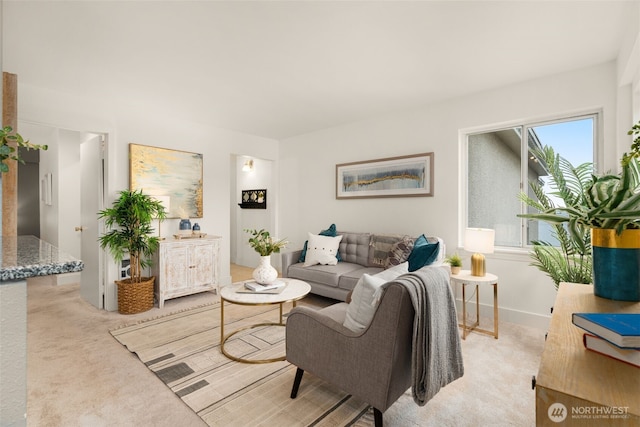 1156 Alki Ave SW Unit 401, Seattle, WA 98116 - living room with light carpet