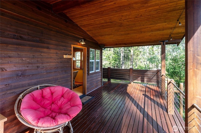 166 White Point Rd, Friday Harbor, WA 98250 - view of wooden terrace