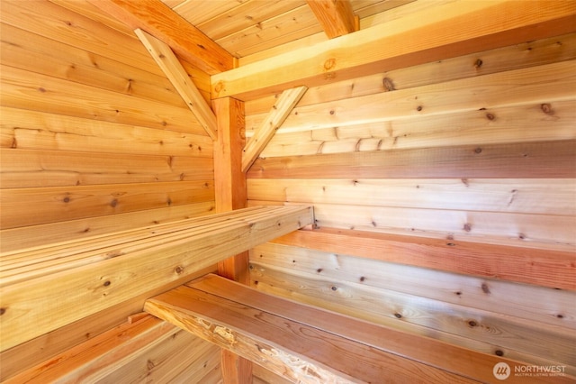166 White Point Rd, Friday Harbor, WA 98250 - sauna / steam room featuring wooden walls
