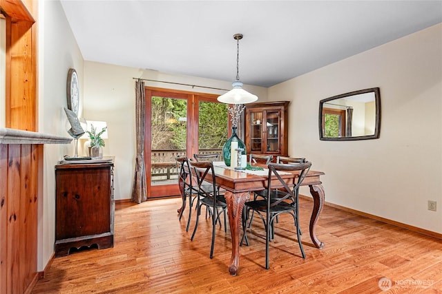 3337 Agate Heights Rd, Bellingham, WA 98226 - dining room with baseboards and light wood-type flooring
