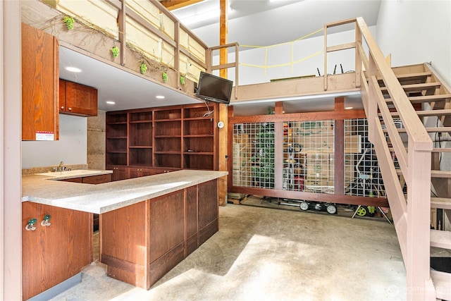 3337 Agate Heights Rd, Bellingham, WA 98226 - interior space with concrete floors