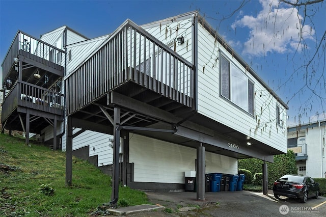 8100 Delridge Way SW Unit 1-3, Seattle, WA 98106 - view of side of home with a wooden deck