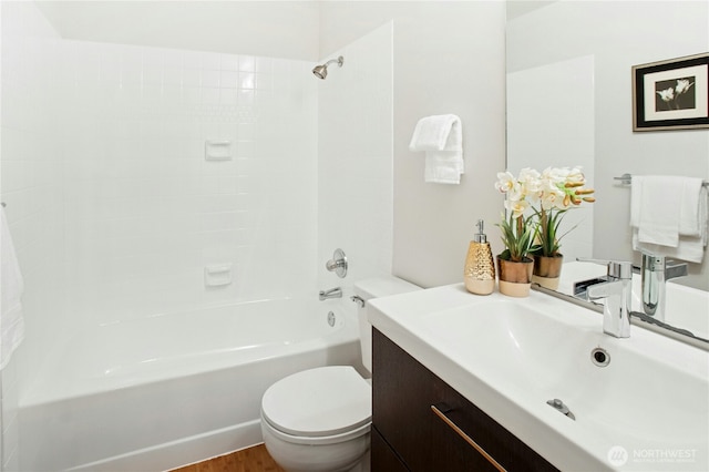 3003 E Pine St, Seattle, WA 98122 - bathroom with toilet, shower / bath combination, and vanity