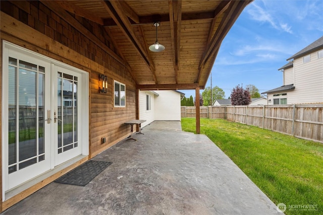 18 SE 18th St, Battle Ground, WA 98604 - view of patio featuring french doors