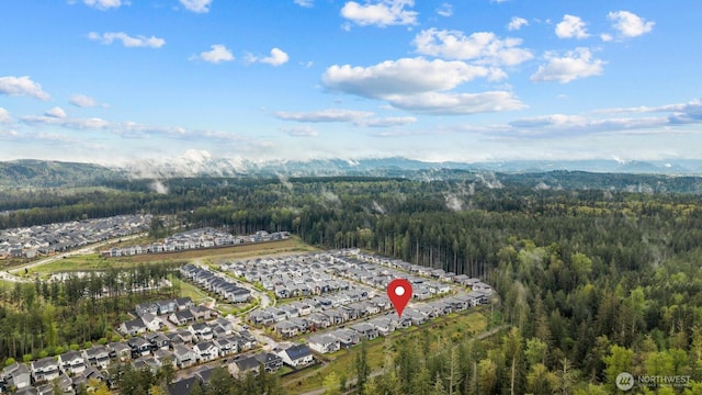 33455 Holly Ave SE, Black Diamond, WA 98010 - birds eye view of property with a residential view and a forest view