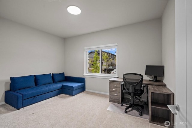 33455 Holly Ave SE, Black Diamond, WA 98010 - office with baseboards and light colored carpet