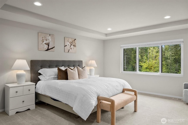 33455 Holly Ave SE, Black Diamond, WA 98010 - bedroom featuring recessed lighting, baseboards, and light carpet