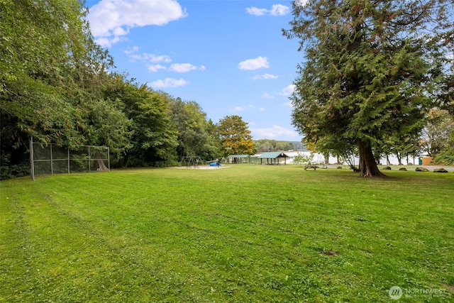 view of yard