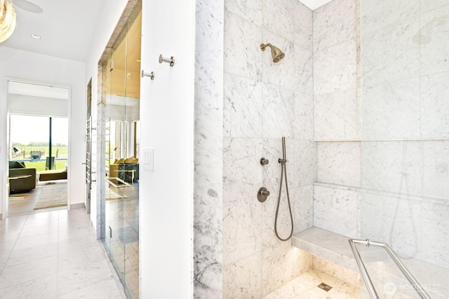 1721 J B George Rd, Walla Walla, WA 99362 - full bathroom featuring a marble finish shower