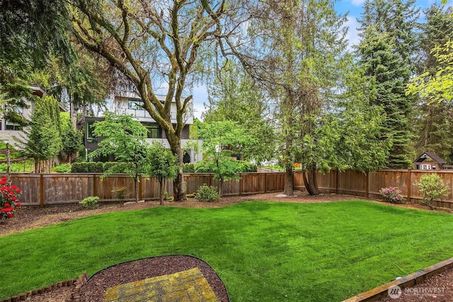 10210 NE 23rd St, Bellevue, WA 98004 - view of yard featuring a fenced backyard