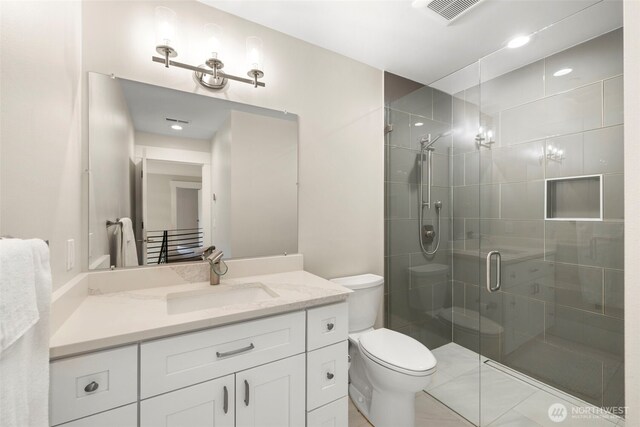16831 84th Ln NE, Kenmore, WA 98028 - full bath with toilet, vanity, and a shower stall