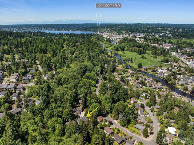 16831 84th Ln NE, Kenmore, WA 98028 - view of property location with a nearby body of water, a forest, and nearby suburban area