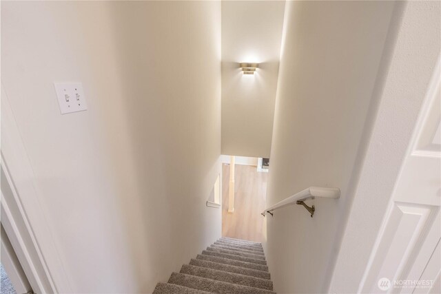 view of staircase